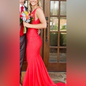 Prom dress, formal gown, pageant dress